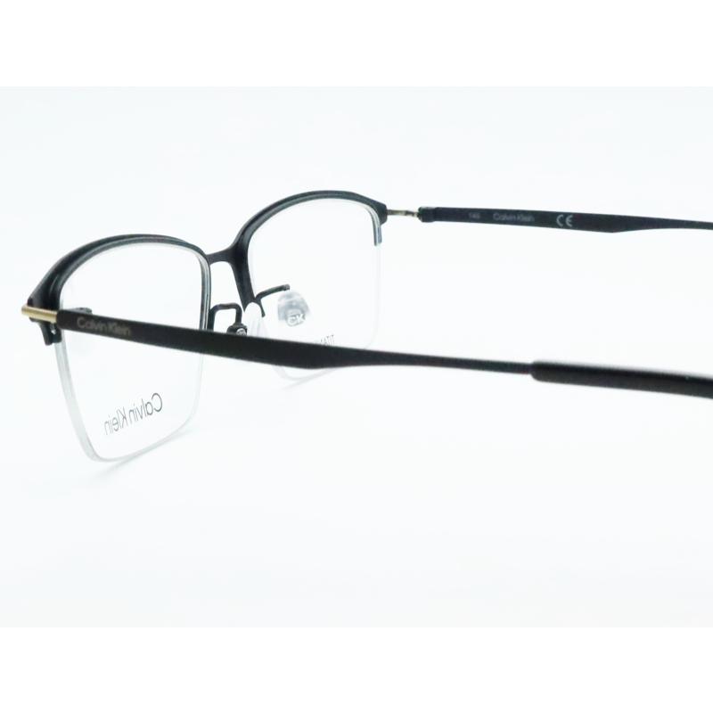 カルバンクラインメガネセット CK21135A 001 ブラック レンズつき完成品 度付き 度なし ダテメガネ UVカット CALVIN KLEIN :ck21135a-001bk:メガネプロ