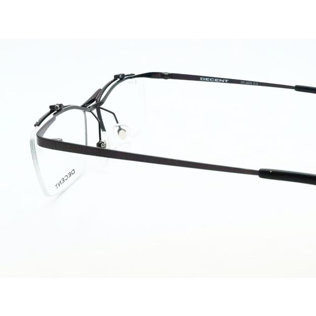 3T CLIP ON Team 跳ね上げ式 カーボンクレードル 未使用セット 跳ね上げメガネセット DC-3473 3 グレー レンズつき完成品 度付き 度