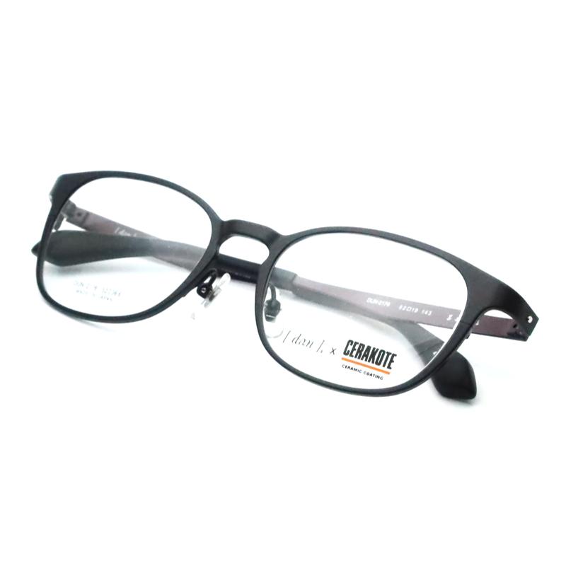 人気商品！ ドゥアンメガネセット　DUN　2176　4　マットブラック　セラコート　日本製　レンズつき完成品　度付き　度なし　ダテメガネ　ＵＶカット