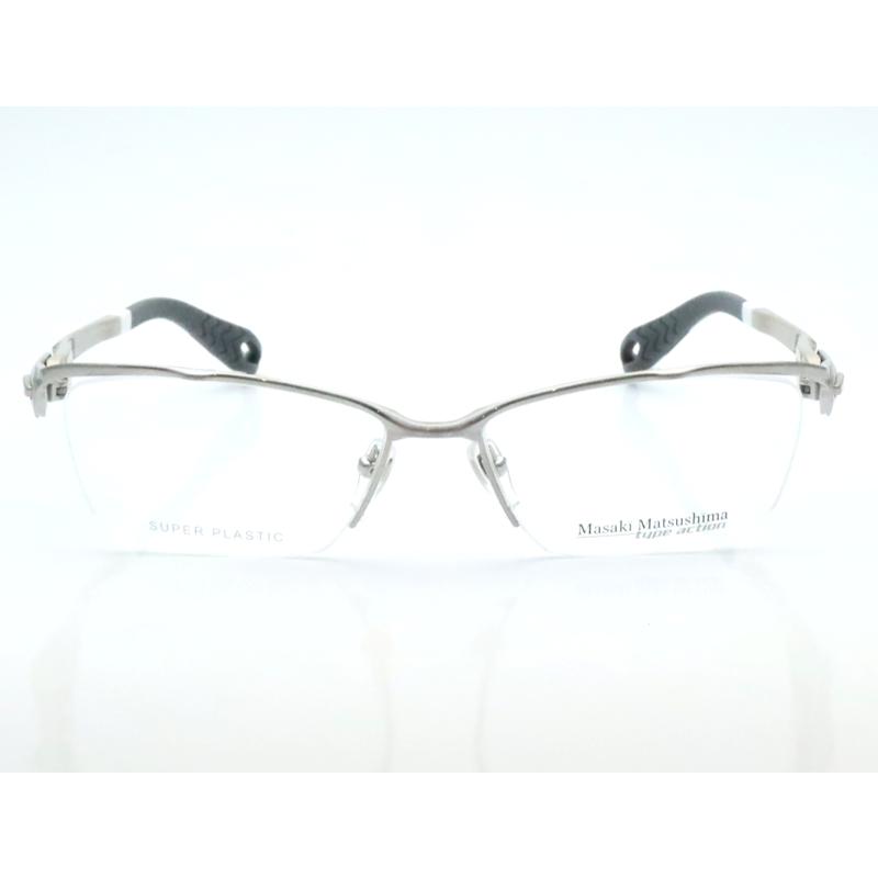 マサキマツシマメガネセット MFS-134 1 ヘアラインシルバー 日本製