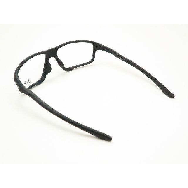 オークリーメガネセット　OX8080　0758　58サイズ　サテンブラック　クロスリンクゼロ　レンズつき完成品　度付き　度なし　ダテメガネ　ＵＶカット　OAKLEY｜meganeyou｜02