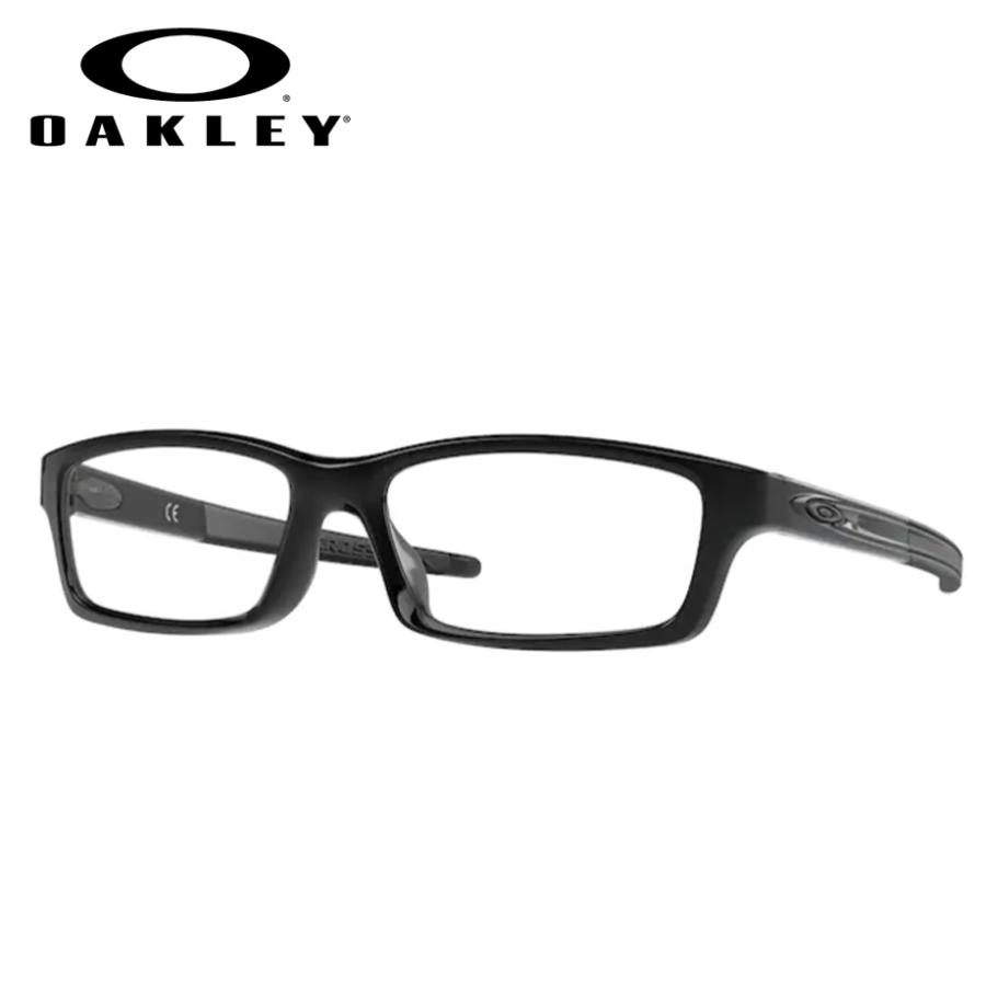 オークリーメガネセット OX8111 0153 53サイズ ブラック クロスリンクユース レンズつき完成品 度付き 最大79%OFFクーポン ＵＶカット ダテメガネ 度なし OAKLEY 雑誌で紹介された
