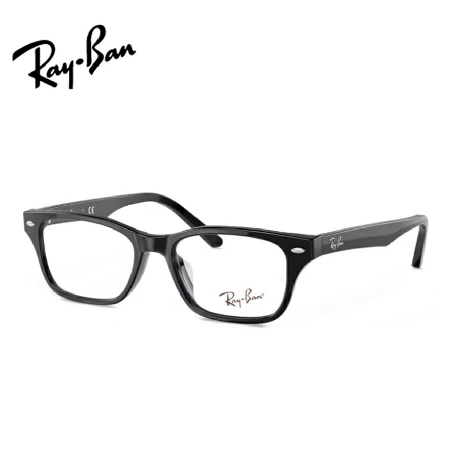 【極美品】Ray-Ban レイバン RX-5345D 純正UVカットレンズ装着済 Ray-Ban（レイバン） レイバン純正レンズメガネセット RX5345D 2000 黒