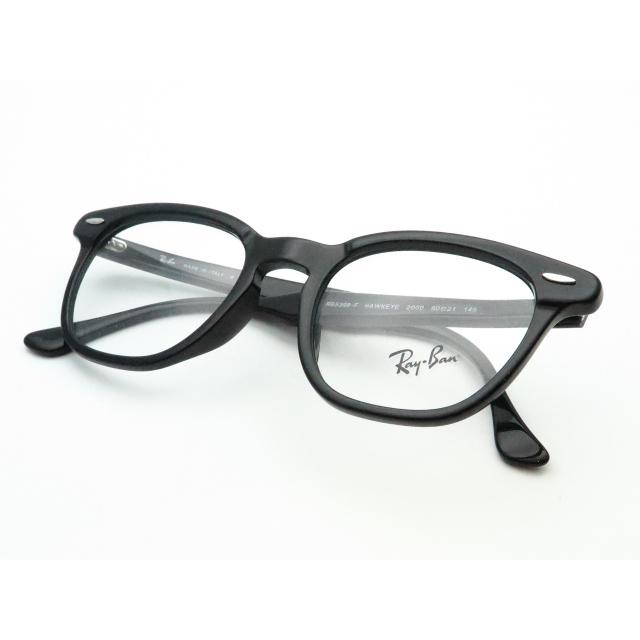 Ray-Ban RX5398 ブラックサングラス 49/50サイズ Ray-Ban（レイバン） レイバンメガネセット RX5398F 2000 ブラック 50