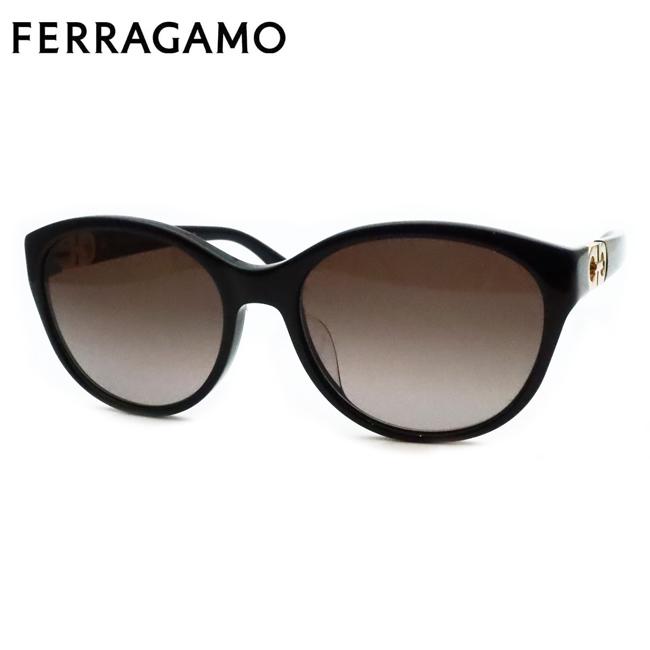 【極美品】フェラガモ サングラス ガンチーニ 黒 箱・ケース付 定価4.6万 FERRAGAMO（フェラガモ） フェラガモサングラス SF2114SLB 001