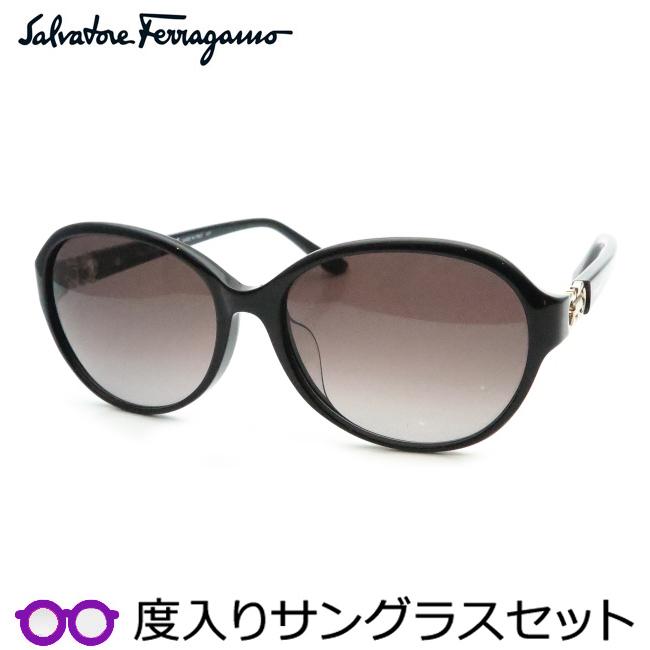 Ferragamo | サングラス | レディース | SF804SA 001 FERRAGAMO（フェラガモ） フェラガモ度入りサングラスセット SF804SA