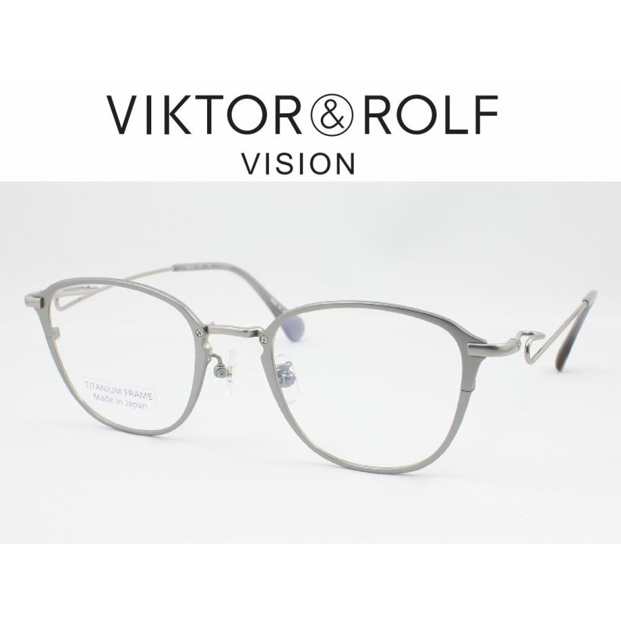 VIKTOR&ROLF ヴィクター＆ロルフ メガネフレーム 70-0220-2 MADE IN JAPAN 日本製 UVカット伊達メガネセット 度付き対応 近視 遠視 老眼 遠近両用