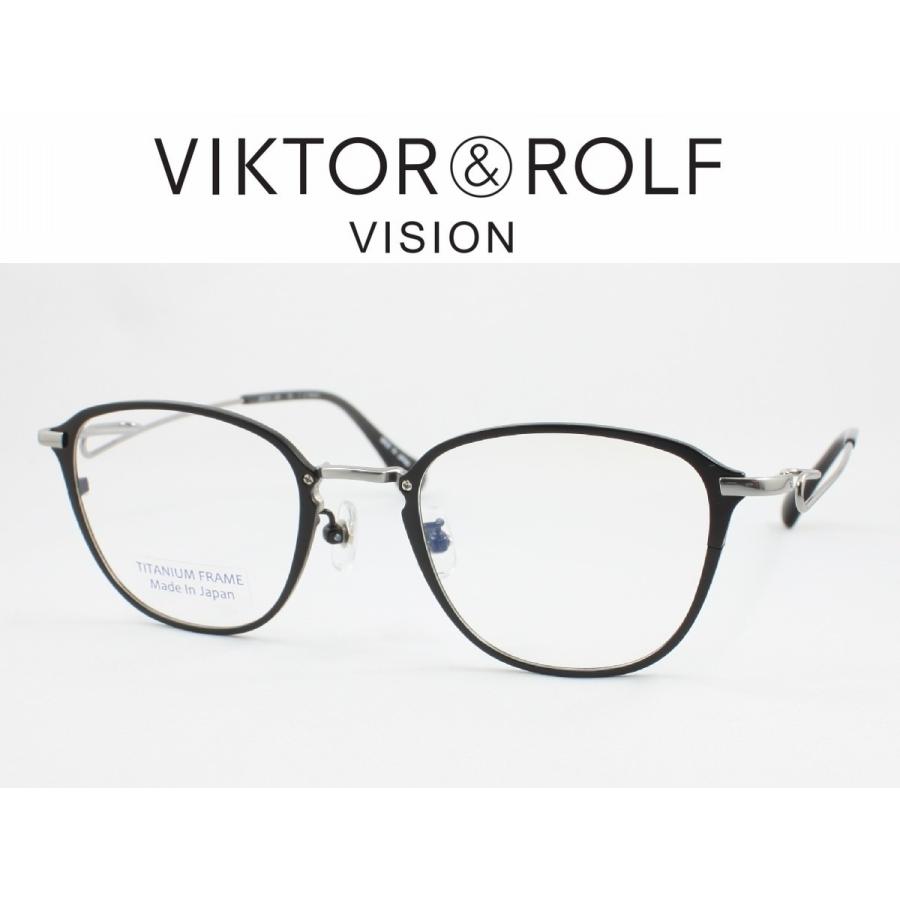 VIKTOR&ROLF ヴィクター＆ロルフ メガネフレーム 70-0220-4 MADE IN JAPAN 日本製 UVカット伊達メガネセット 度付き対応 近視 遠視 老眼 遠近両用