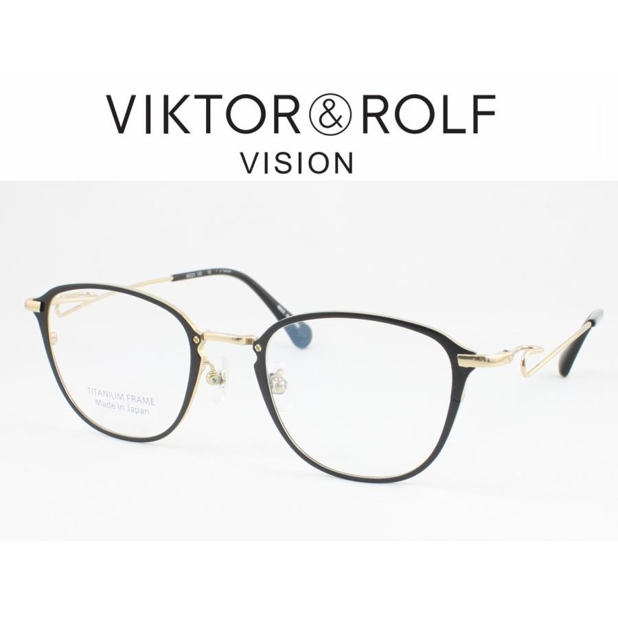 VIKTOR&ROLF ヴィクター＆ロルフ メガネフレーム 70-0220-6 MADE IN JAPAN 日本製 UVカット伊達メガネセット 度付き対応 近視 遠視 老眼 遠近両用