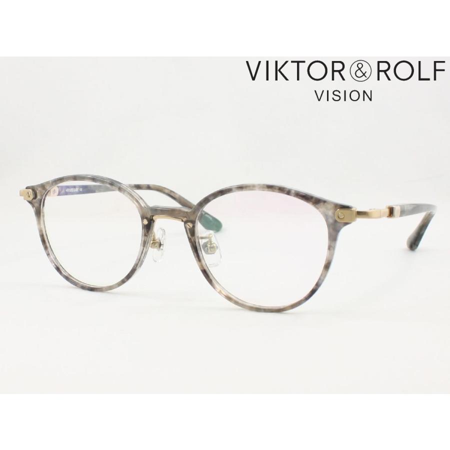 VIKTOR&ROLF ヴィクターアンドロルフ メガネフレーム 70-0258-2 MADE IN JAPAN 日本製 UVカット伊達メガネセット 度付き対応 近視 遠視 老眼 遠近両用｜meganezamurai