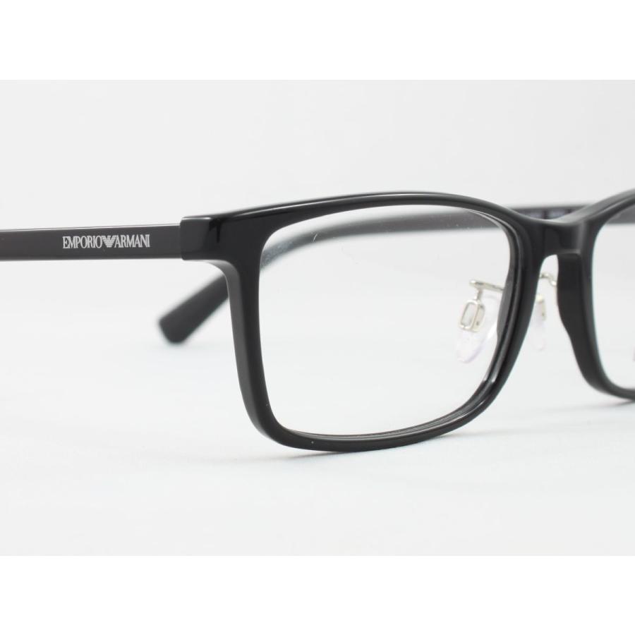 EMPORIO ARMANI エンポリオ アルマーニ メガネフレーム EA3145D-5001 度付き対応 近視 遠視 老眼 遠近両用 日本正規品 セルフレーム クリングス 鼻パッド｜meganezamurai｜04