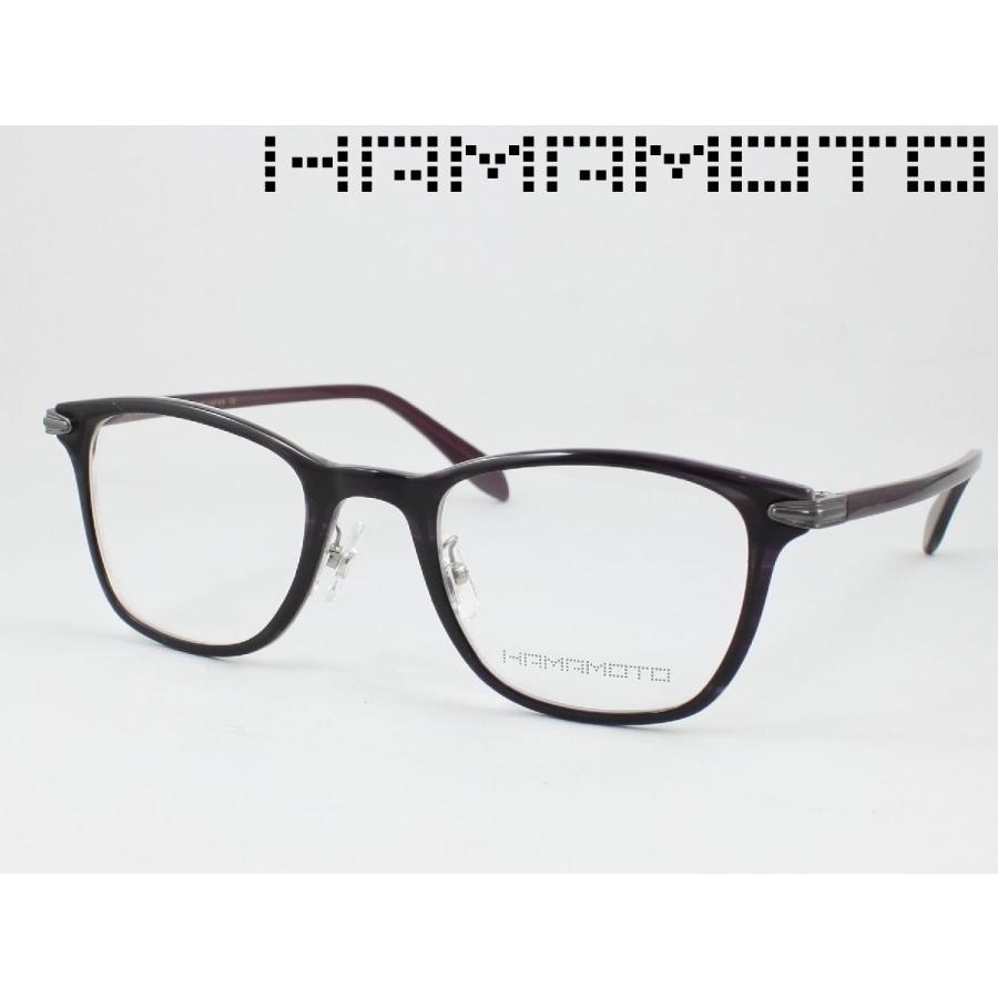 HAMAMOTO ハマモト 日本製メガネ 薄型非球面レンズセット HT-553-4 度  