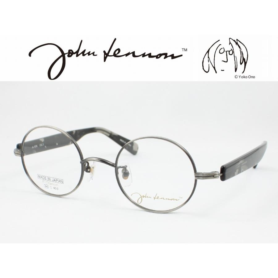 クリスマスファッション John Lennon ジョンレノン 日本製メガネフレーム Jl 1078 3 丸メガネ ラウンド 極太テンプル 度付き対応 近視 遠視 老眼 遠近両用