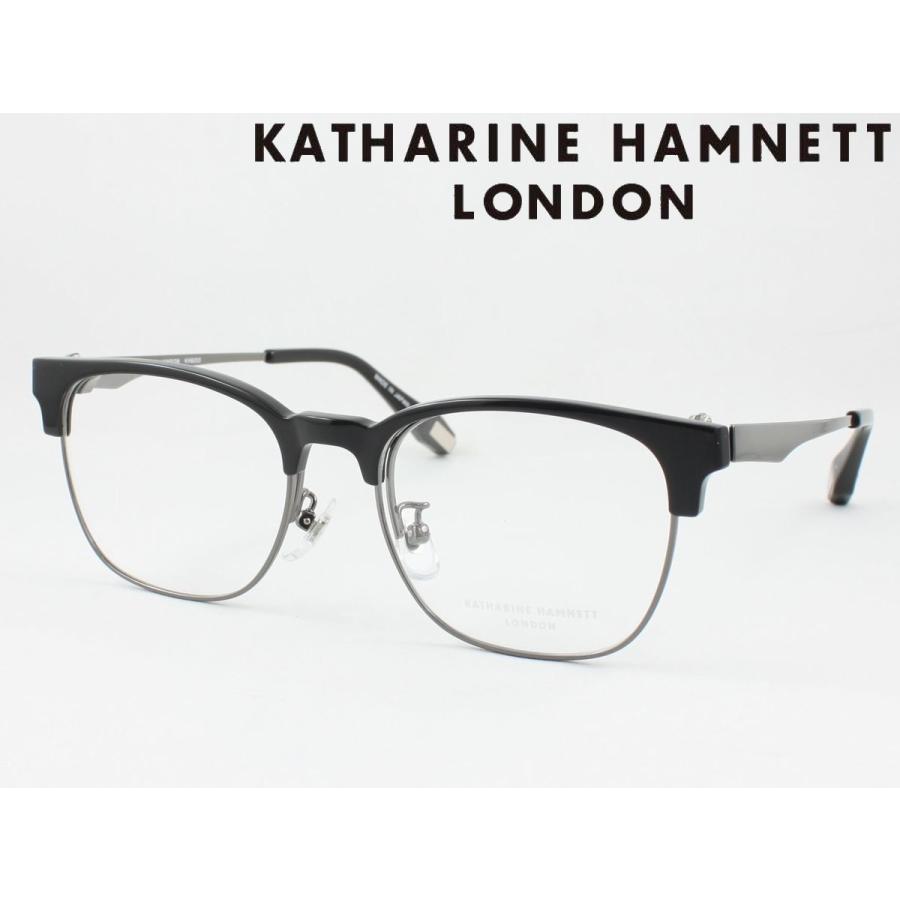KATHARINE HAMNETT 【跳ね上げ式】日本製チタンメガネ 薄型非球面 