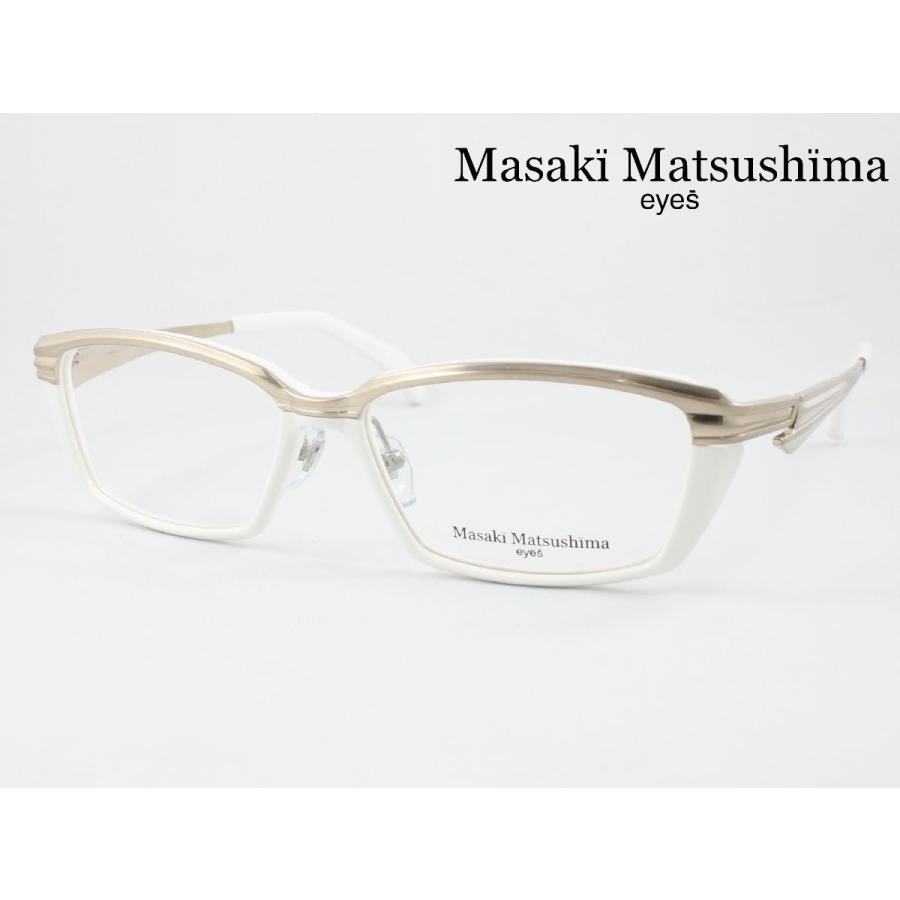 マサキマツシマ 送料無料新品 メガネフレーム MF-1257-4 【驚きの価格が実現！】 度付き対応 近視 老眼 遠視 遠近両用 日本製