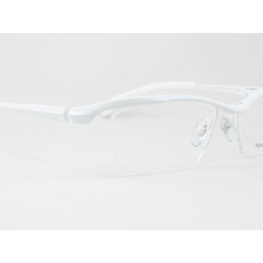 【在庫限り特価】マサキマツシマ 日本製メガネ 薄型非球面レンズセット MF-1260-4 度付き対応 近視 遠視 乱視 老眼鏡 遠近両用 大きいメガネ ナイロール|meganezamurai|04