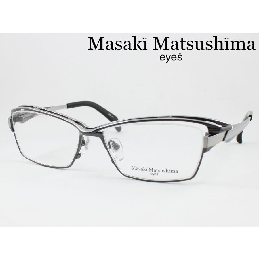 在庫限り特価】マサキマツシマ 日本製メガネ 薄型非球面レンズセット 