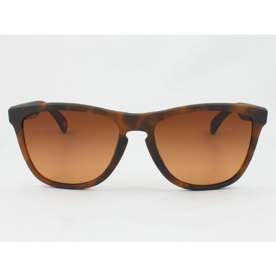 OAKLEY オークリー OO9245-D154 FROGSKINS フロッグスキン サングラス MATTE BROWN TORTOISE プリズムブラウンG アジアンフィット｜meganezamurai｜02