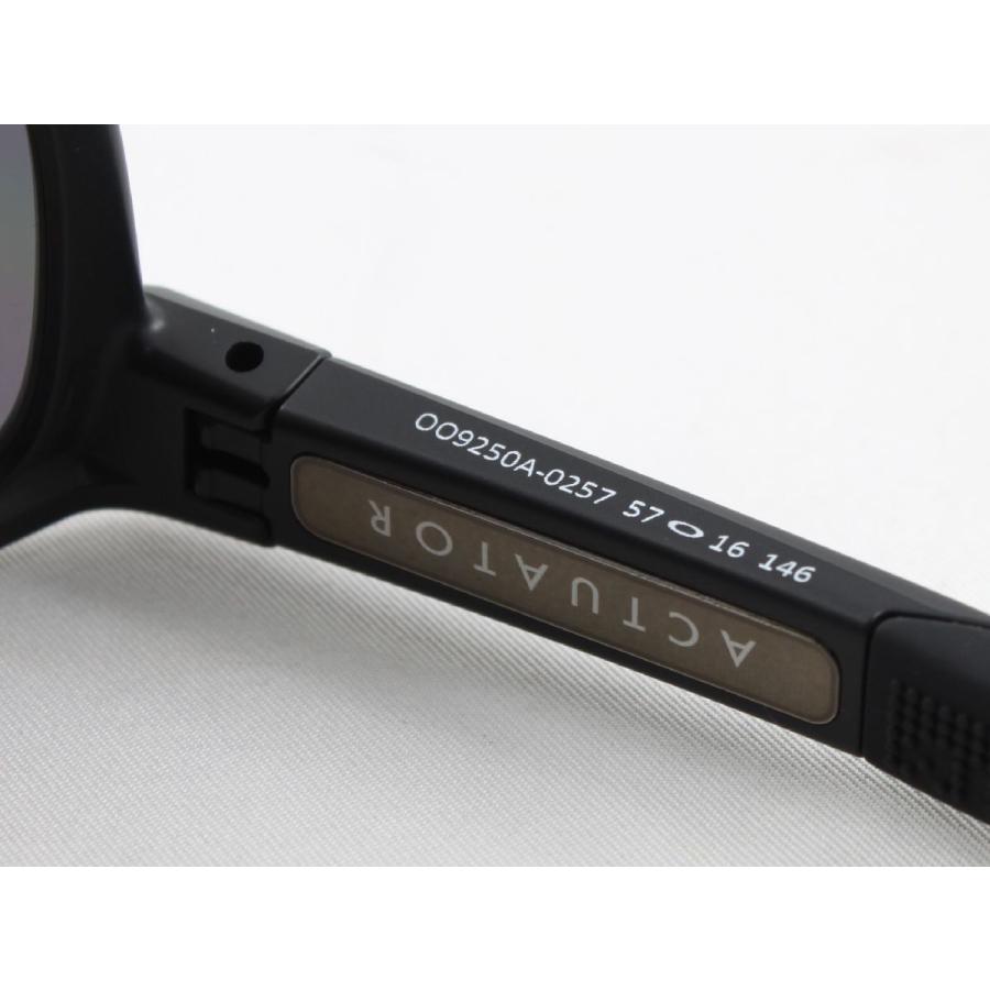 OAKLEY オークリー OO9250A-0257 Actuator a アクチュエーター スポーツ偏光サングラス マットブラック プリズムブラックポラライズド アジアンフィット｜meganezamurai｜05