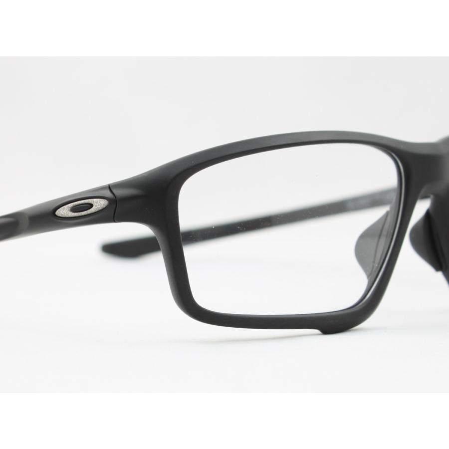 【遠近も0円！】OAKLEY オークリー OX8080-0758 薄型非球面度付きレンズセット メガネフレーム CROSSLINK ZERO SATIN BLACK｜meganezamurai｜03