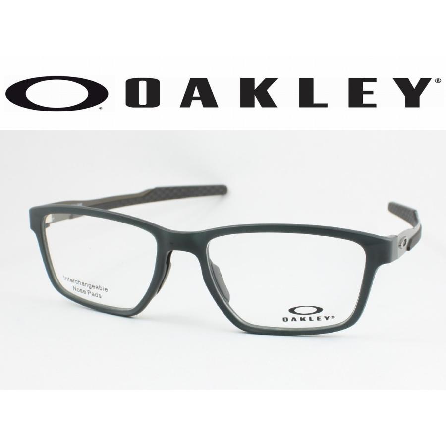 遠近も0円 Oakley オークリー Ox8153 0355 薄型非球面度付きレンズセット メガネフレーム Metalink メタリンク Matte Olive Ox8153 0355 めがね侍 Yahoo 店 通販 Yahoo ショッピング