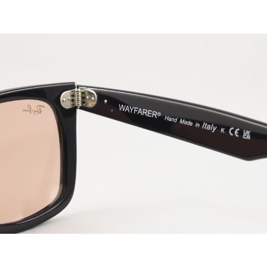 Ray-Ban レイバン サングラス RB2140F-601/4B 52サイズ WAYFARER ウェイファーラー ブラック ライトオレンジ ライトカラー 6014B｜meganezamurai｜06