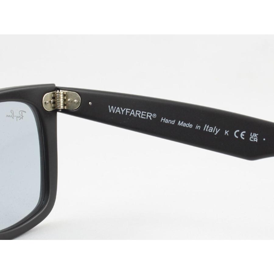 Ray-Ban レイバン サングラス RB2140F-601S/R5 52サイズ WAYFARER ウェイファーラー マットブラック ライトグレーライトカラー 601SR5｜meganezamurai｜06