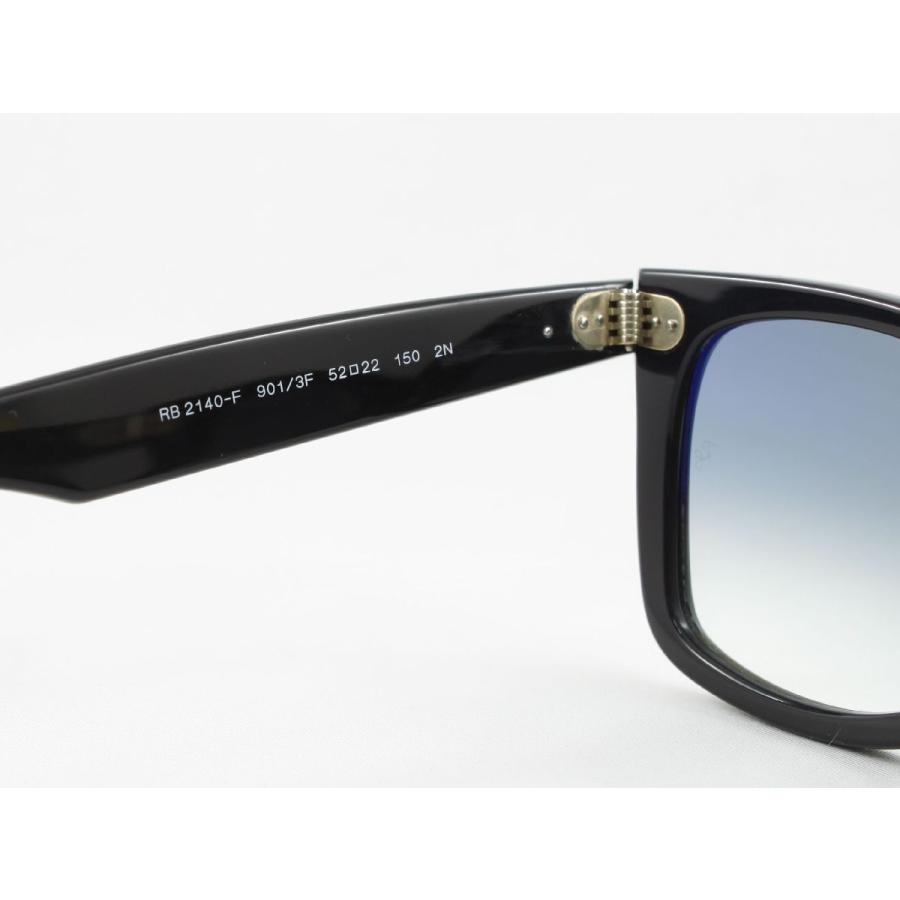 Ray-Ban レイバン サングラス RB2140F-901/3F 52サイズ WAYFARER ウェイファーラー ブラック ブルーグラデーション ライトカラー 9013F｜meganezamurai｜06