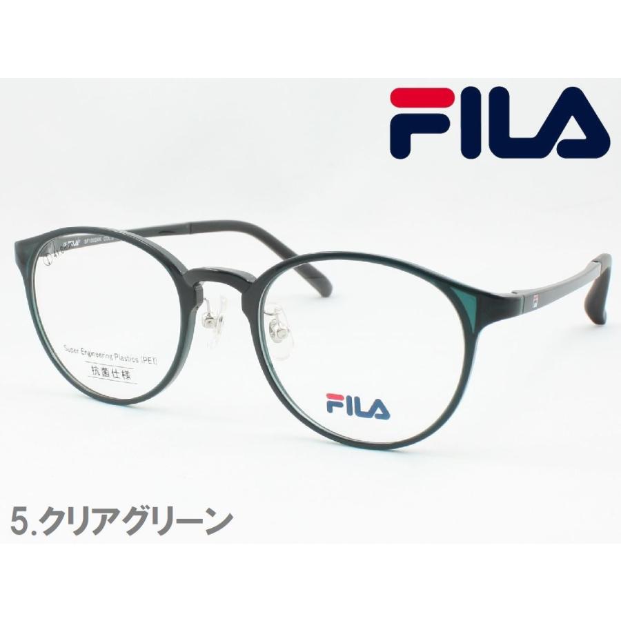 FILA フィラ 軽量メガネ 薄型非球面レンズセット SF1002KK 度付き対応 近視 遠視 老眼鏡 遠近両用 メンズ レディース クラシカル ボストン 抗菌仕様｜meganezamurai｜05