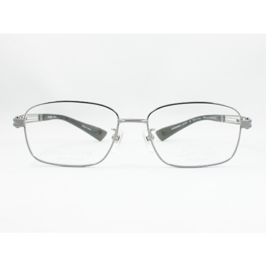 ラインアート シャルマン XL1474-GR 53サイズ Quattro クアトロ メガネフレーム 度付き対応 近視 遠視 老眼 遠近両用 日本製 XL1474 GR 遠視 老眼 日本製 グレー