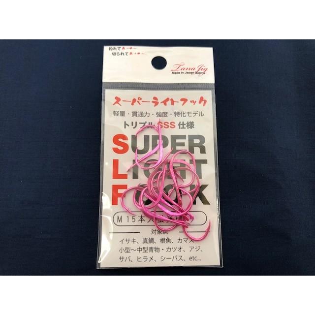 タナジグ (Tana Jig) スーパーライトフック Mサイズ 蛍光ピンク