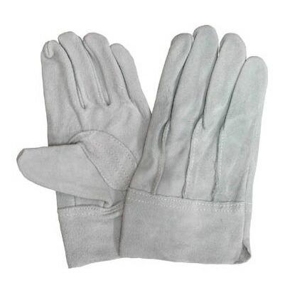 作業用皮手袋(牛床革手袋背縫い）皮手袋お買い得作業手袋　12双　　皮手　革手　12組