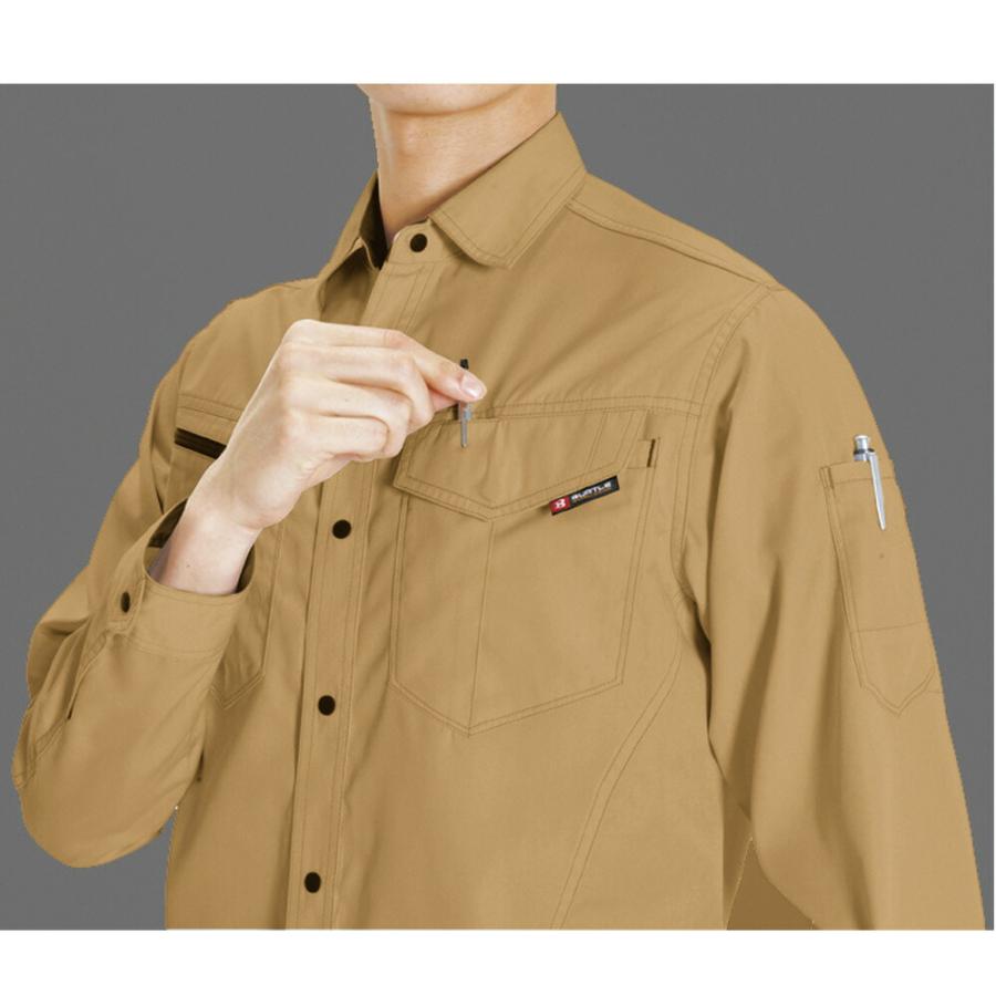 BURTLE BURTLE6083 バートル 長袖シャツ S〜5L : メガワーク仕事