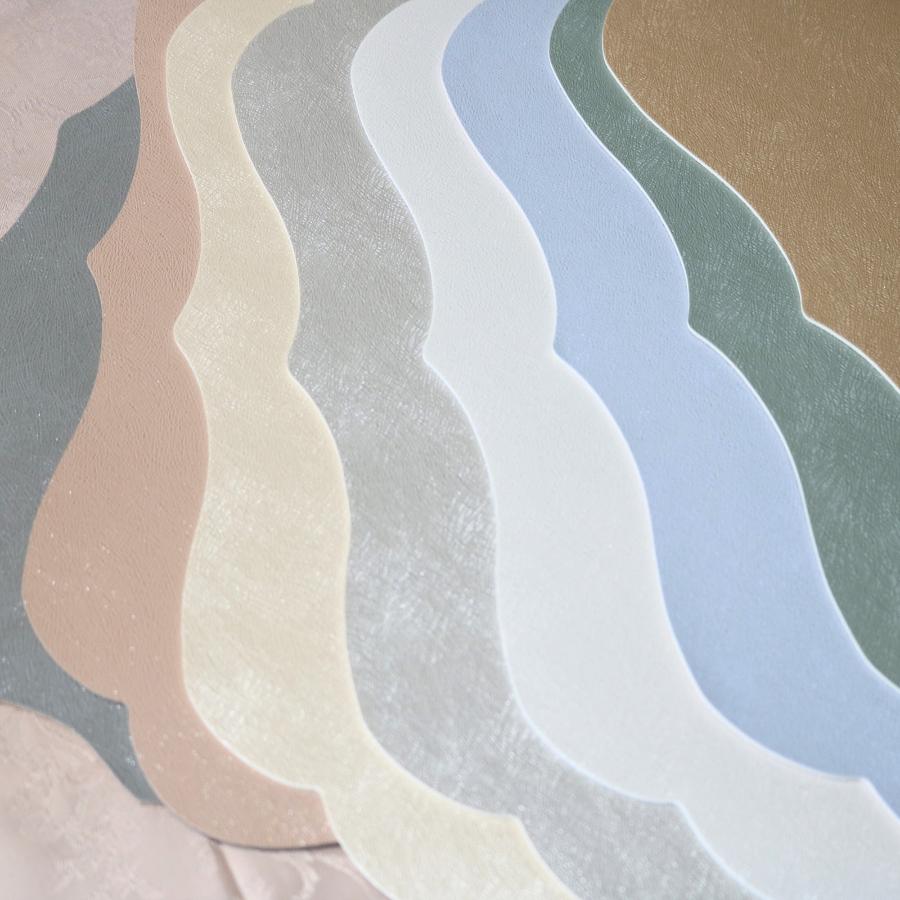 ティーマット ランチョンマット おしゃれ pvc レザー ビニール ラメ