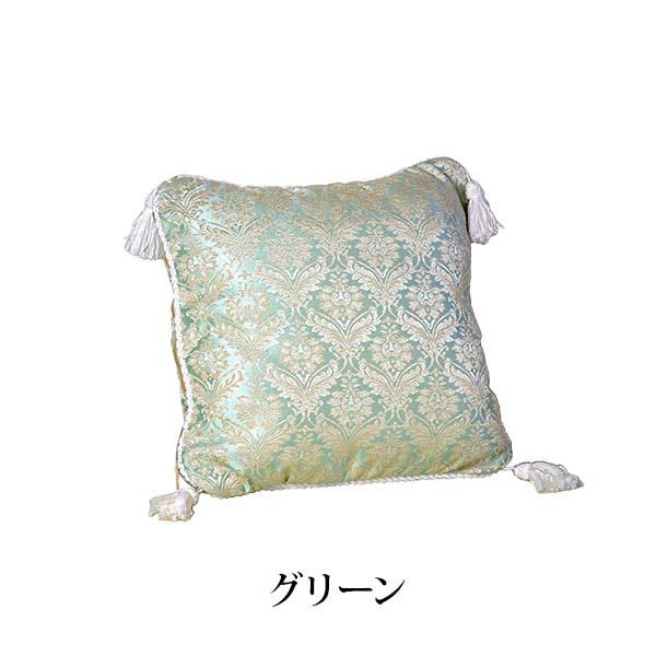 クッションカバー 花柄 45cm おしゃれ かわいい 刺繍 レース