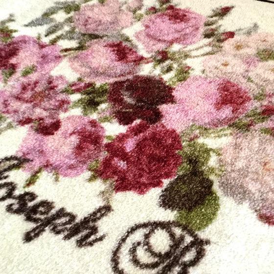 玄関マット ルドゥーテ エントランス マット Mサイズ 52×70cm 薔薇