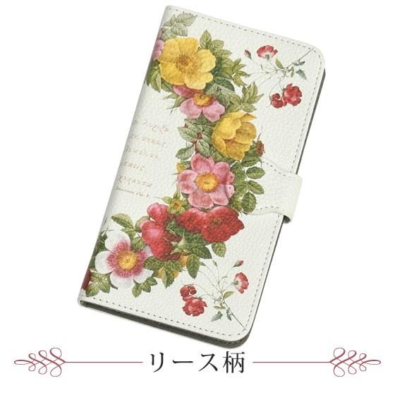 ルドゥーテ スマホ ケース バラ リース パンジー スルフレア 手帳型 粘着パッド スマートフォン ケース 日本製 Iphone Android スマホカバー C M009 薔薇雑貨かわいい姫系雑貨のmeggie 通販 Yahoo ショッピング