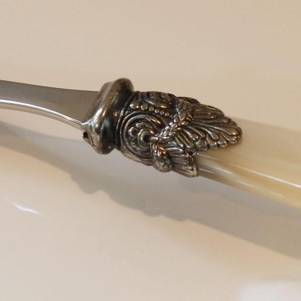 エメ EME ケーキフォーク 高級 ナポレオン アイボリー イタリア製