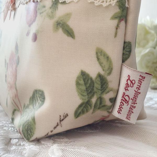 コスメポーチ ブランド 日本製 薔薇 ルドゥーテ バラ柄 化粧 ポーチ