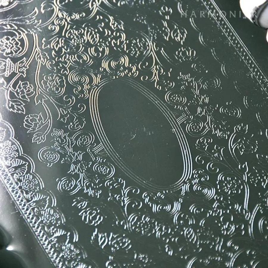 HARMONIER（ハルモニア） シルバートレイ ゴールドハンドル トレー