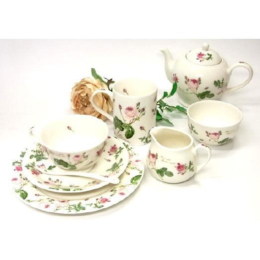 ルドゥーテ ティーポット バラ 食器 薔薇 雑貨 陶器 日本製 茶こし付き