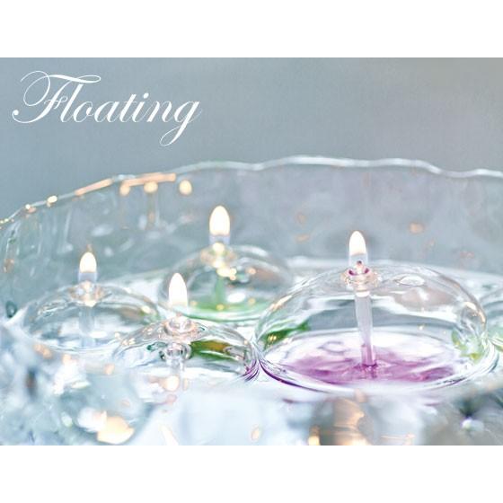 ランプ 水用 涼しげ フローティング オイルランプ ムラエ 花器