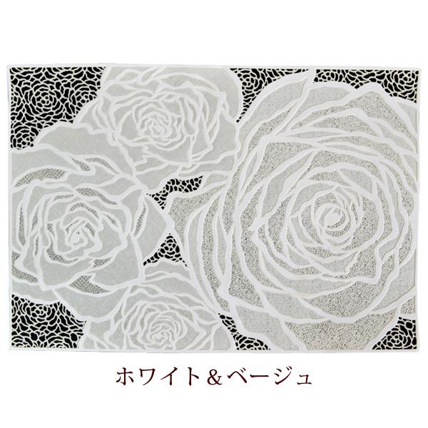 レース六角形小花豪華可愛いお洒落春ホワイトランチョンマット上品華やか豪華海外雑貨 レース六角形小花豪華可愛いお洒落春ホワイトランチョンマット