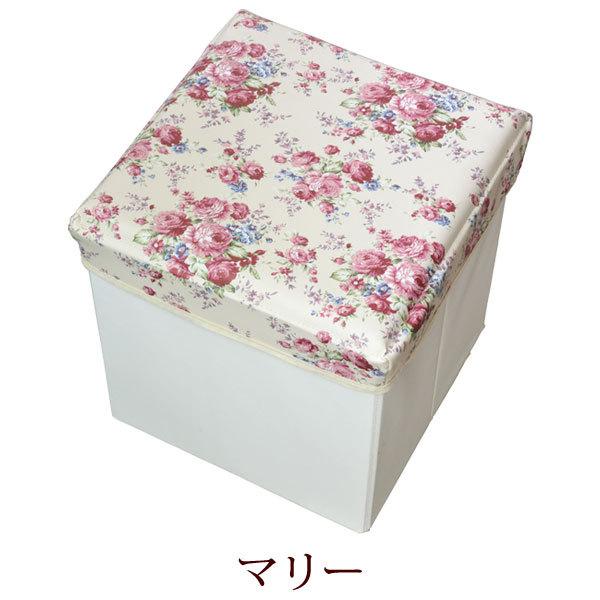 ブルマリン　blumarine スツール　四角　キューブ　花模様 ブルマリンblumarine スツール四角キューブ花模様