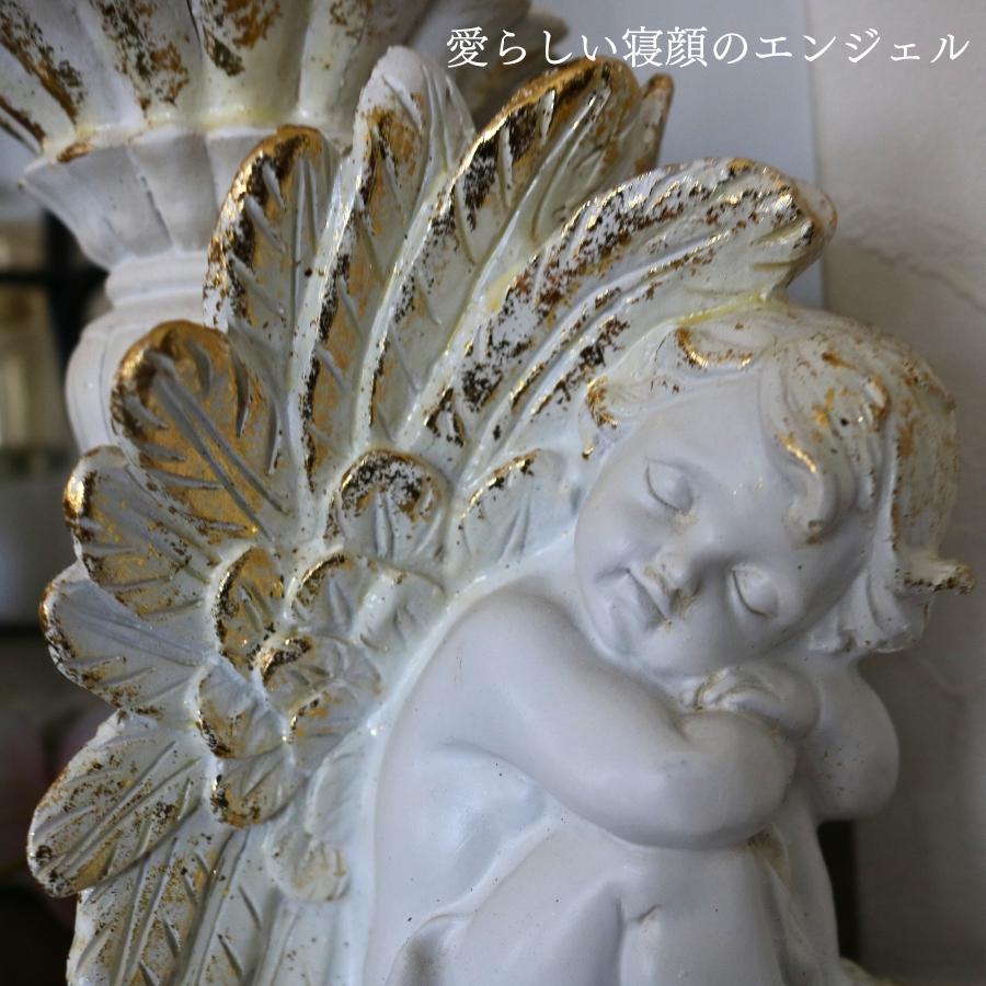 天使 置物 オブジェ 妖精 人形 グッズ LED キャンドル ライト 玄関