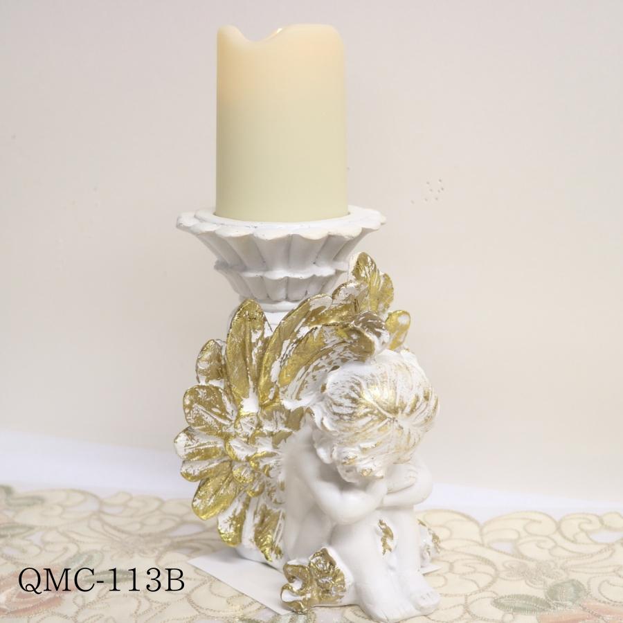 天使 置物 オブジェ 妖精 人形 グッズ LED キャンドル ライト 玄関