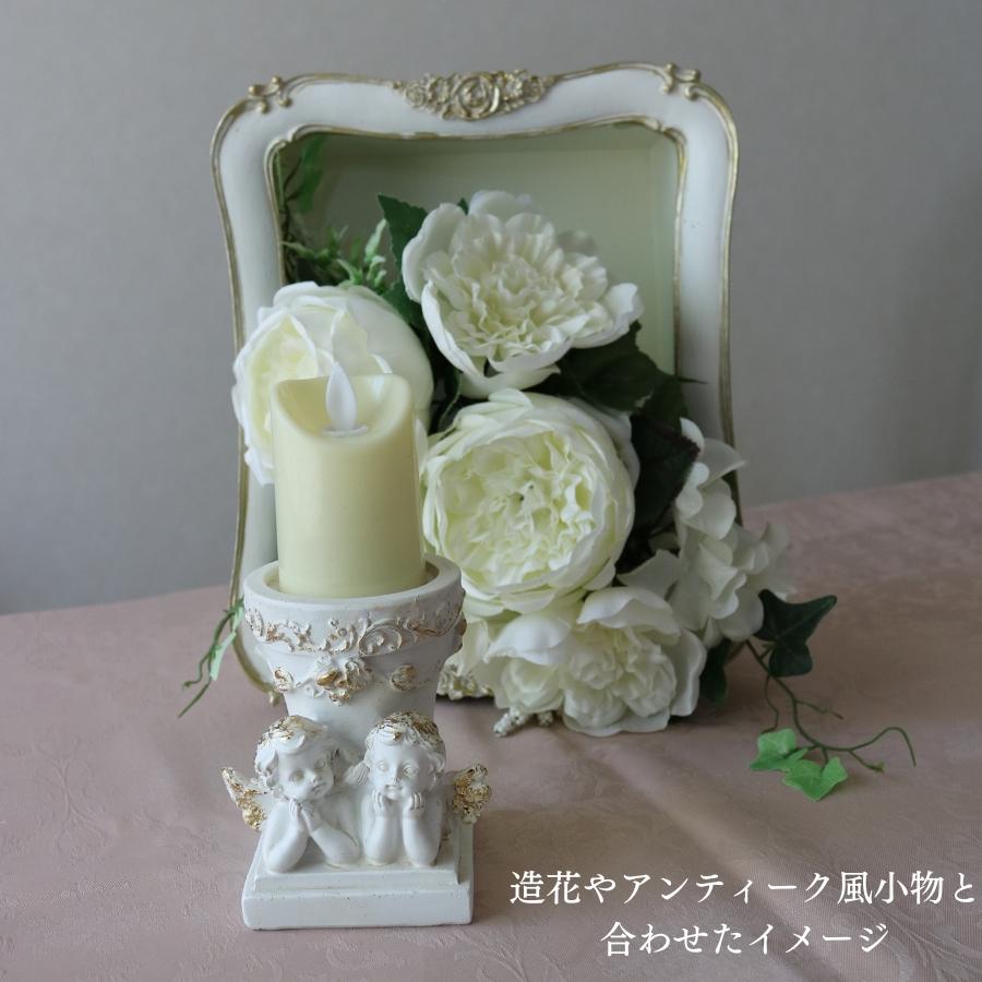 天使 置物 エンジェル LED キャンドル 雑貨 オブジェ オーナメント