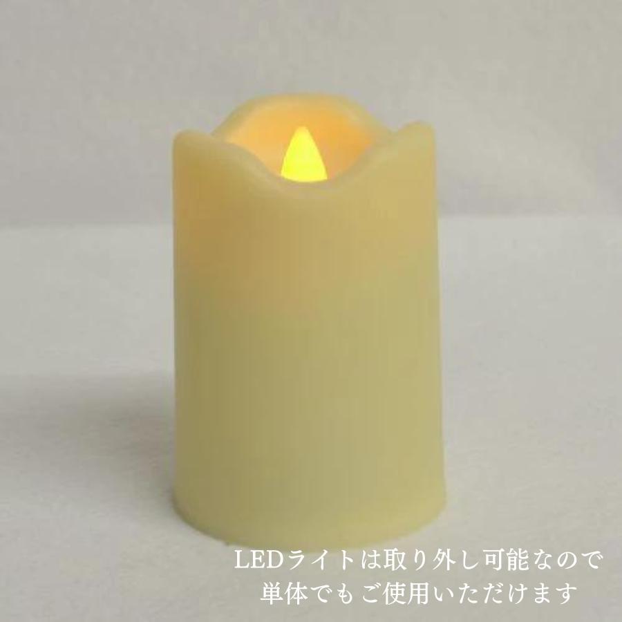 LED キャンドル エンジェル 天使 ローズ 薔薇 置物 グッズ 人形 雑貨