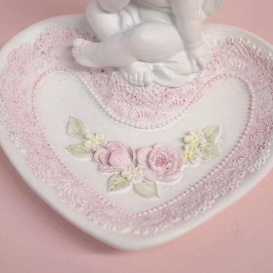 天使 置物 エンジェル トレイ 小物入れ 雑貨 ローズ トレー 妖精