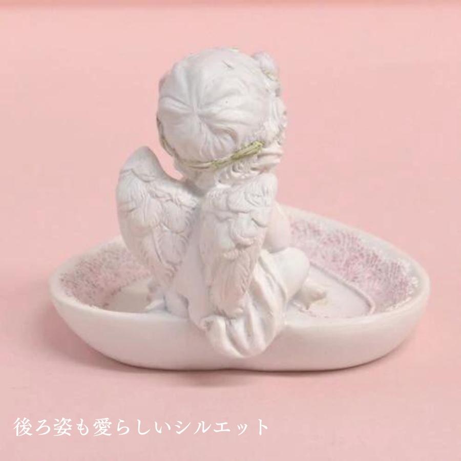 天使 置物 エンジェル トレイ 小物入れ 雑貨 ローズ トレー 妖精